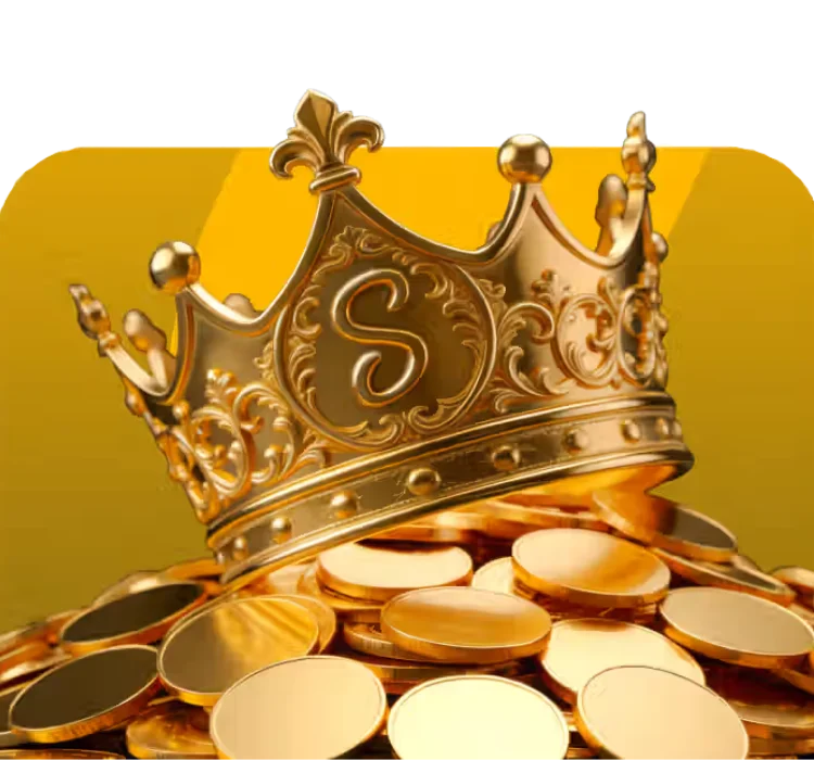Couronne et pièces du programme VIP Stake